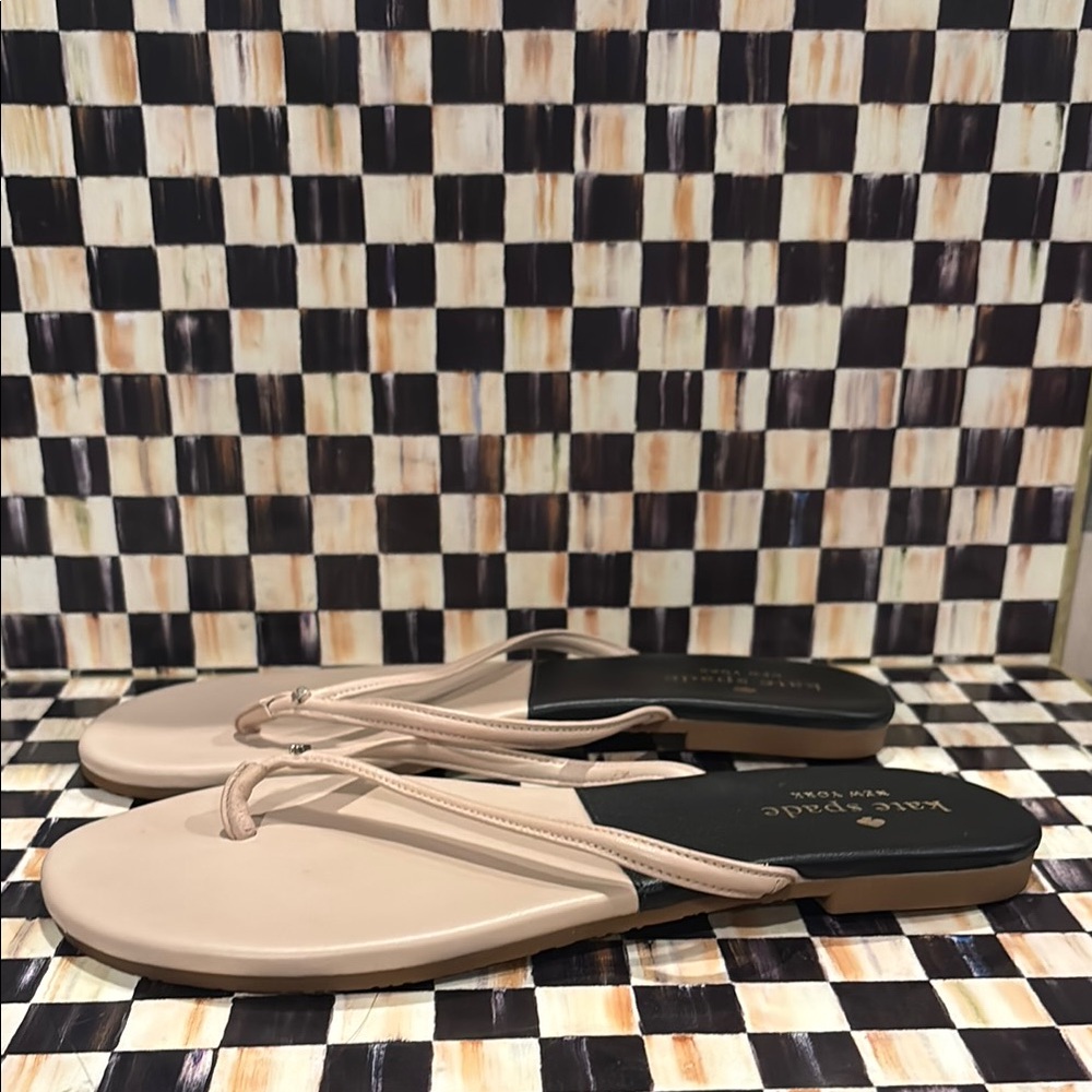 Kate Spade Beige and black  Sandals